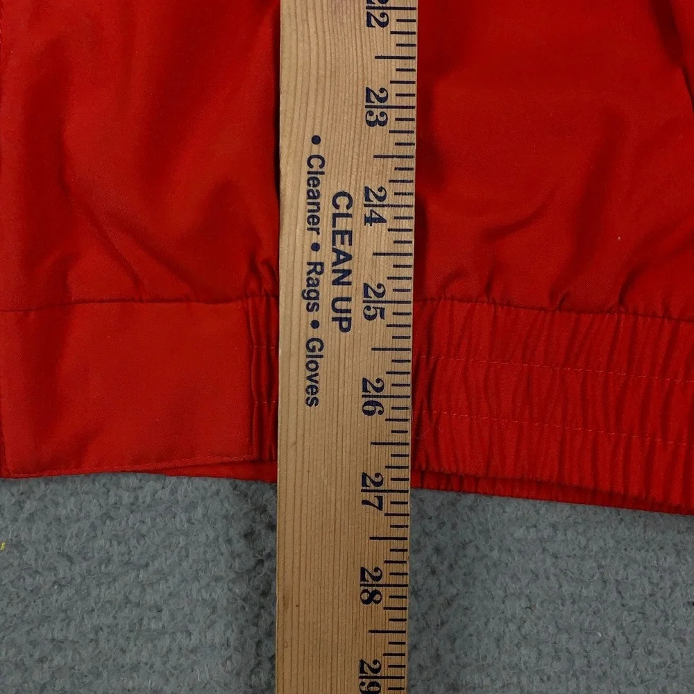 Fila x Ferrari Scuderia Racing Bomber Jacket Men's XL Red Full Zip Fleece Lined